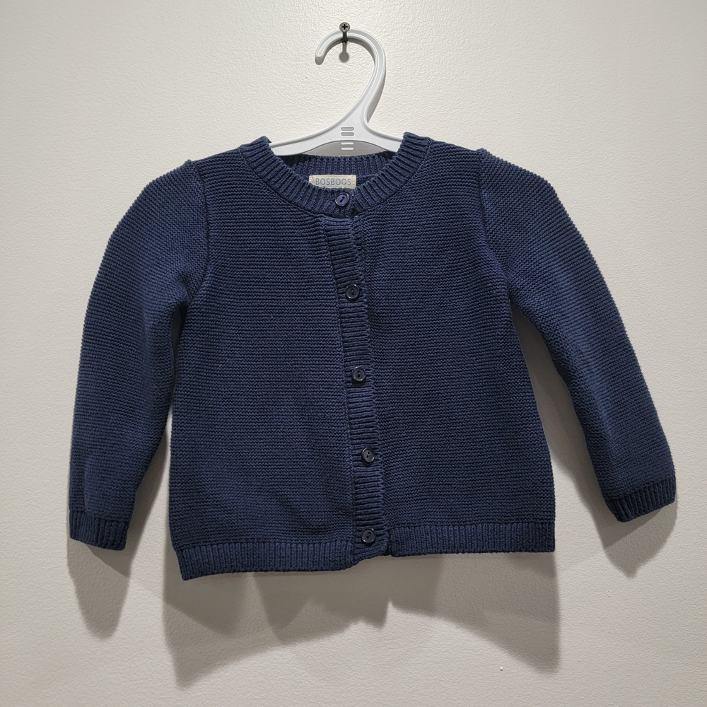 Bosboos Navy Blue Cardigan 18M
